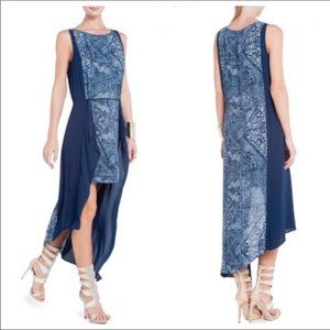 Asymmetrical BCBG drawstring dress